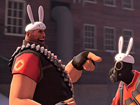 Karaktärer med kaninöron i Team fortress Karaktärer med kaninöron i Team fortress