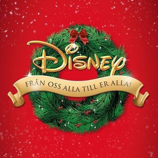 Logotyp för Disney med citatet "FRÅN OSS ALLA TILL ER ALLA!"