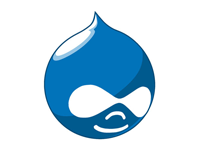 Logotyp för Drupal