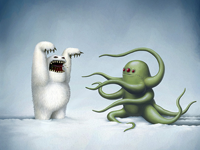 Två monster Två monster