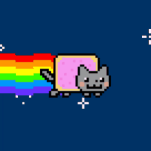 Animerad Nyan cat