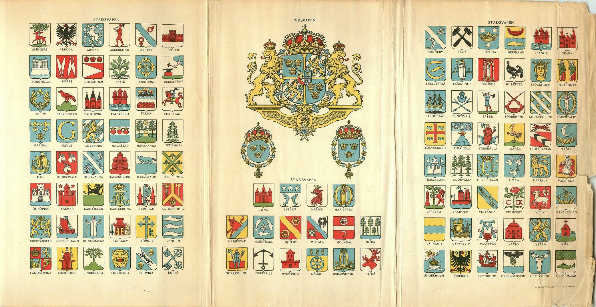 Sveriges stadsvapen