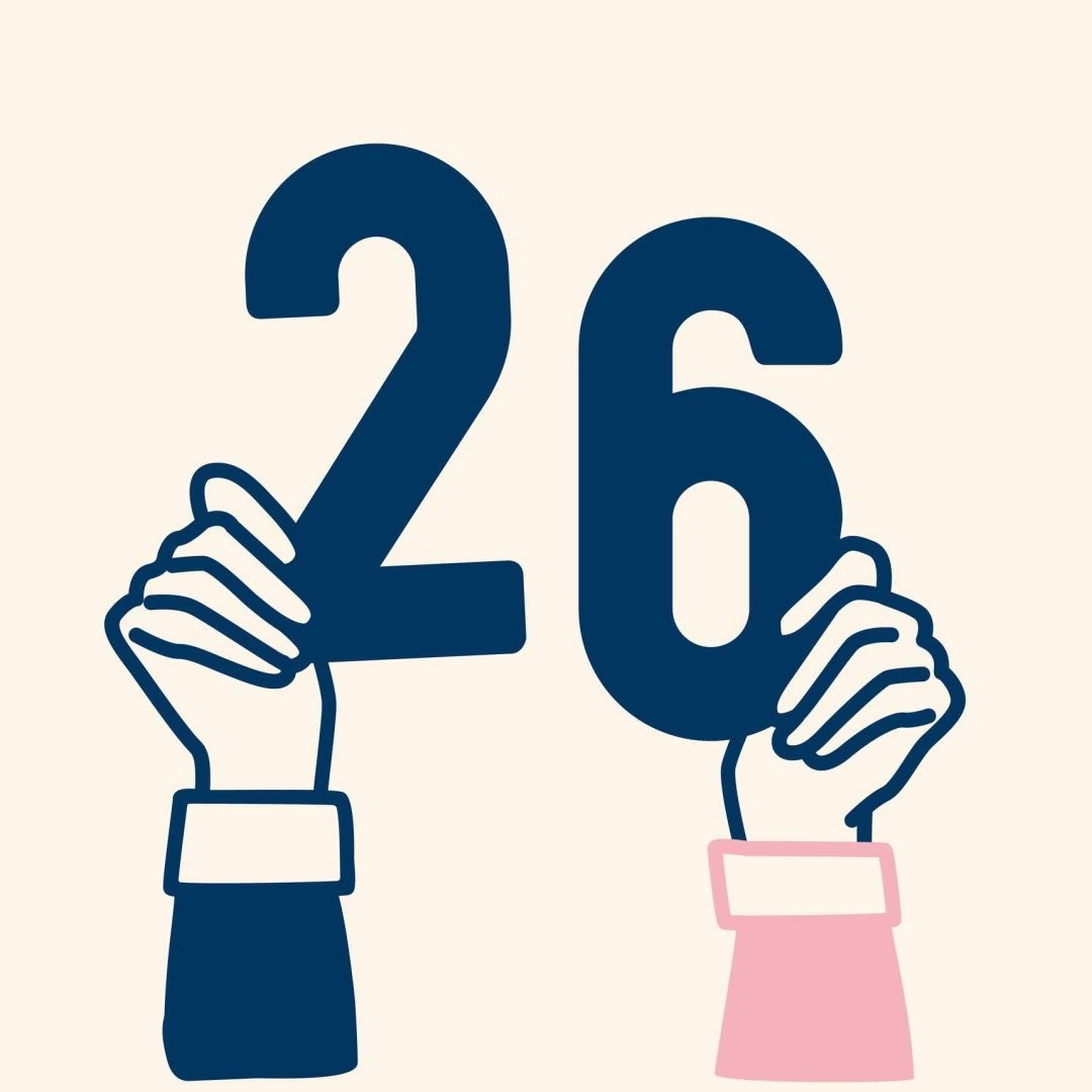 Logotyp för 26 Logotyp för 26