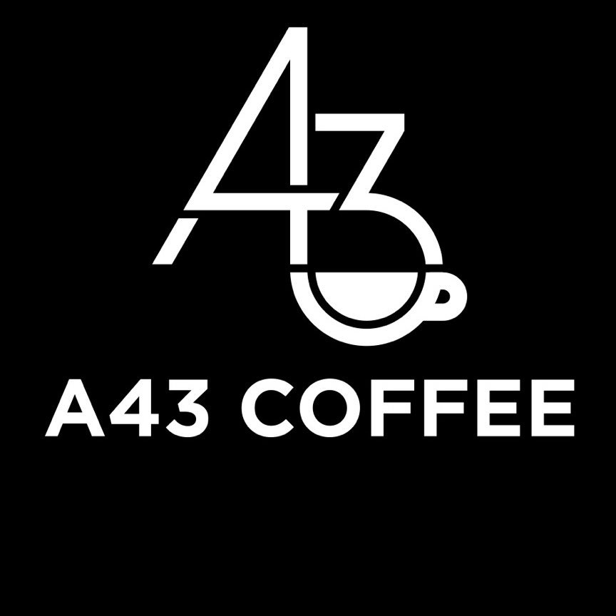 Logotyp för A43 COFFEE