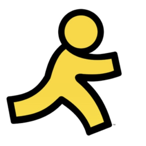 Maskot och logotyp för AIM är "The running man" ™