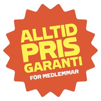 Logotyp för ALLTID PRISGARANTI FÖR MEDLEMMAR