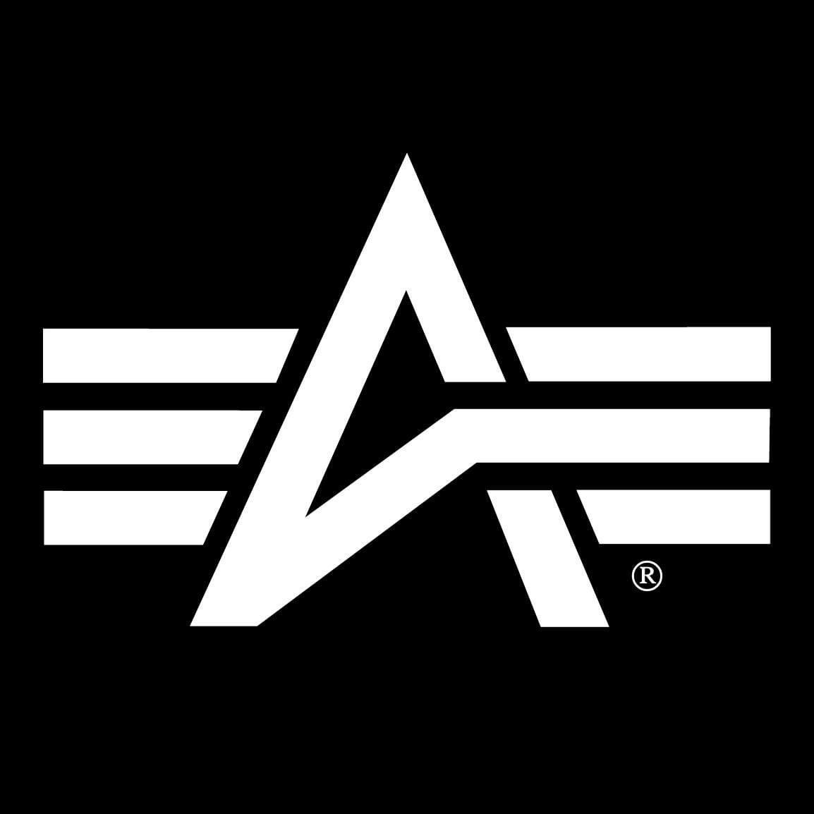Logotyp för ALPHA INDUSTRIES ® Logotyp för ALPHA INDUSTRIES ®