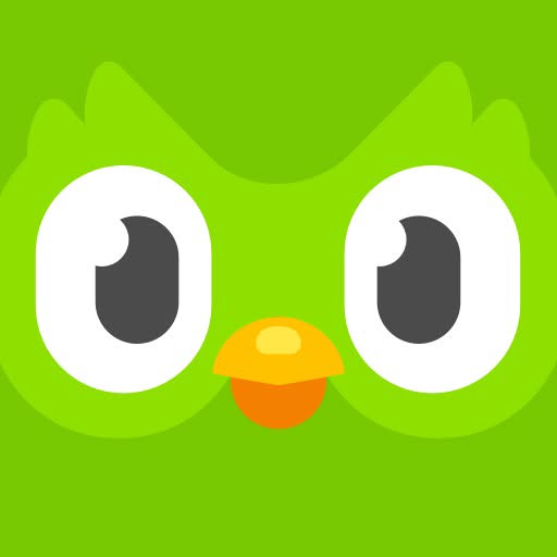 Ikon med logotyp för duolingo Ikon med logotyp för duolingo