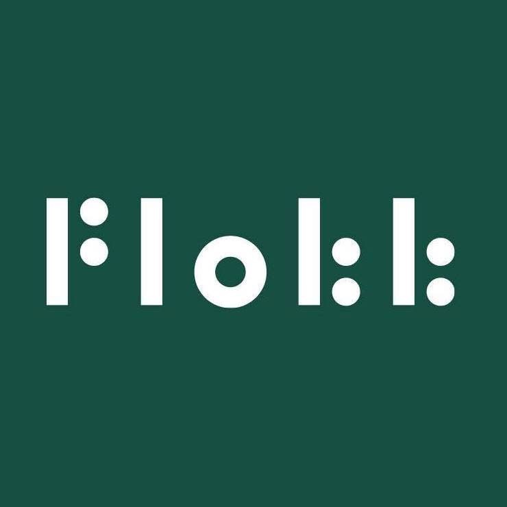 Logotyp för Flokk Logotyp för Flokk