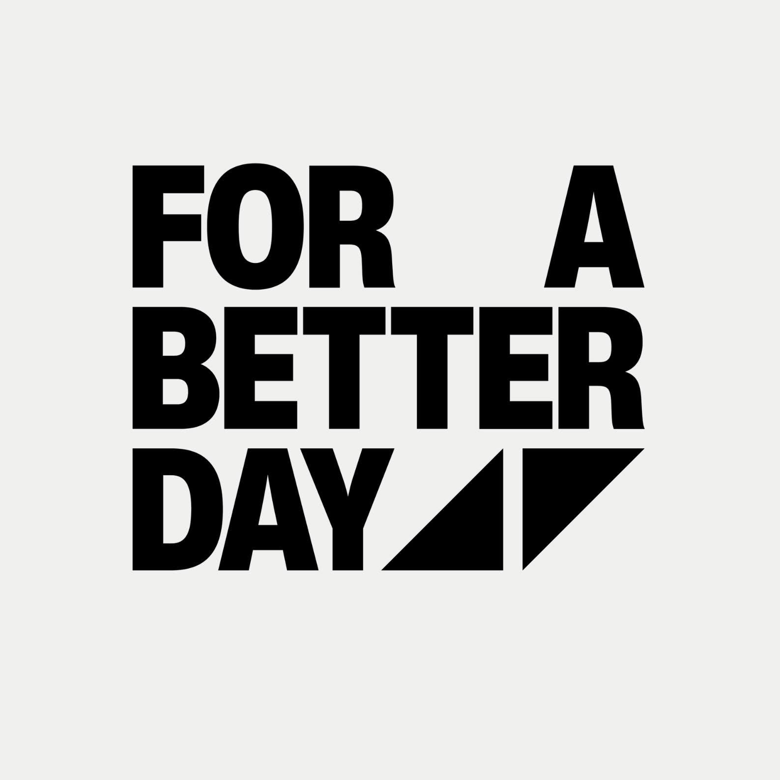Logotyp för FOR A BETTER DAY