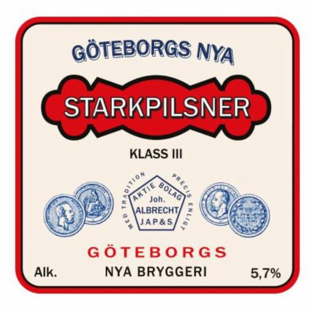 Logotyp för GÖTEBORG NYA STARKPILSNER