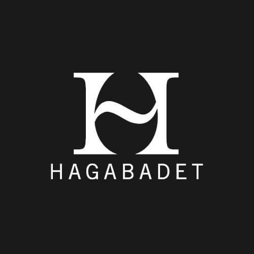 Logotyp för HAGABADET Logotyp för HAGABADET