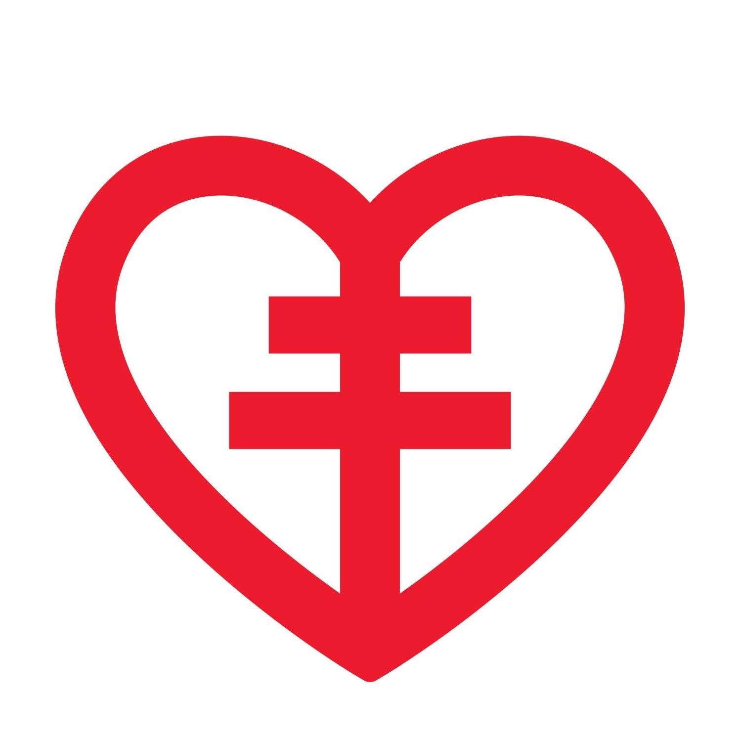 Logotyp för Hjärt lungfonden