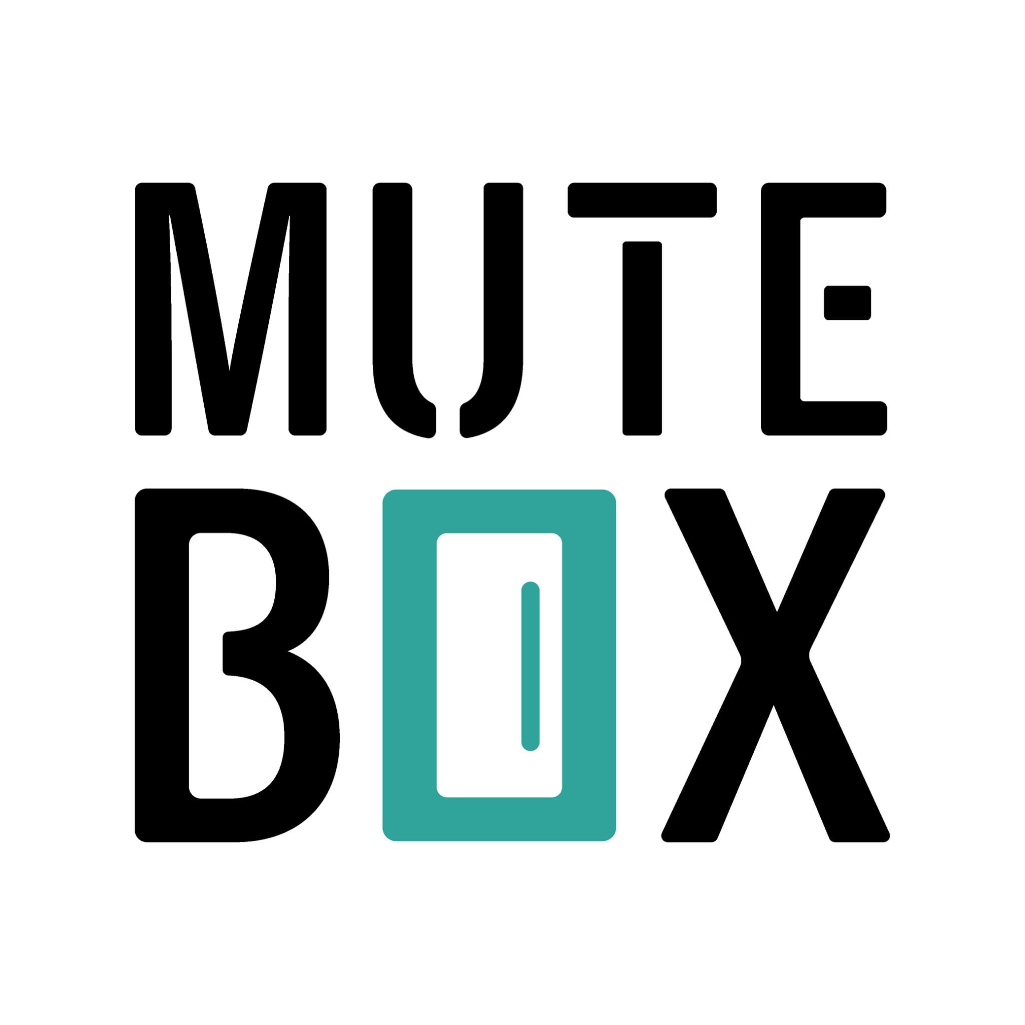 Logotyp för MUTEBOX Logotyp för MUTEBOX