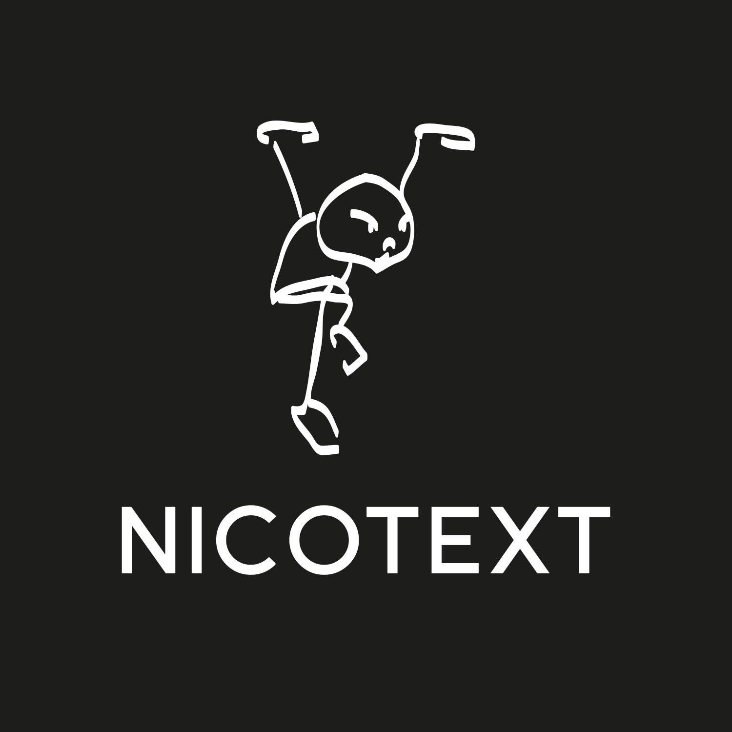 Logotyp för NICOTEXT