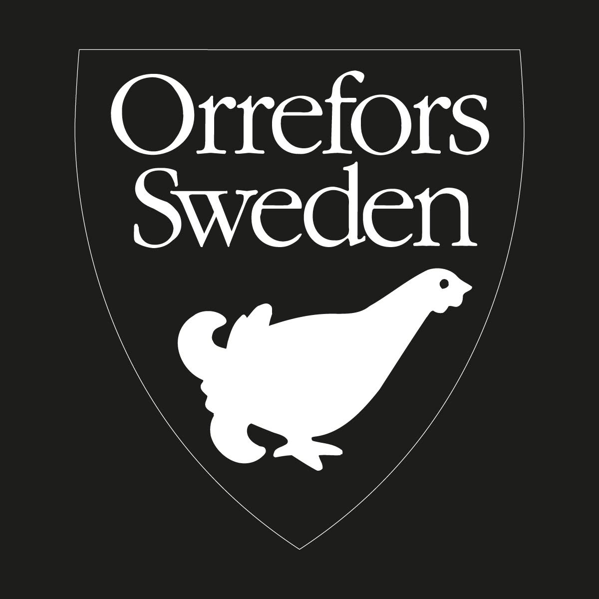 Logotyp för Orrefors Sweden Logotyp för Orrefors Sweden