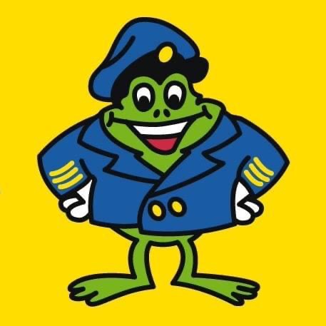 Maskot och logotyp för Paddan Maskot och logotyp för Paddan