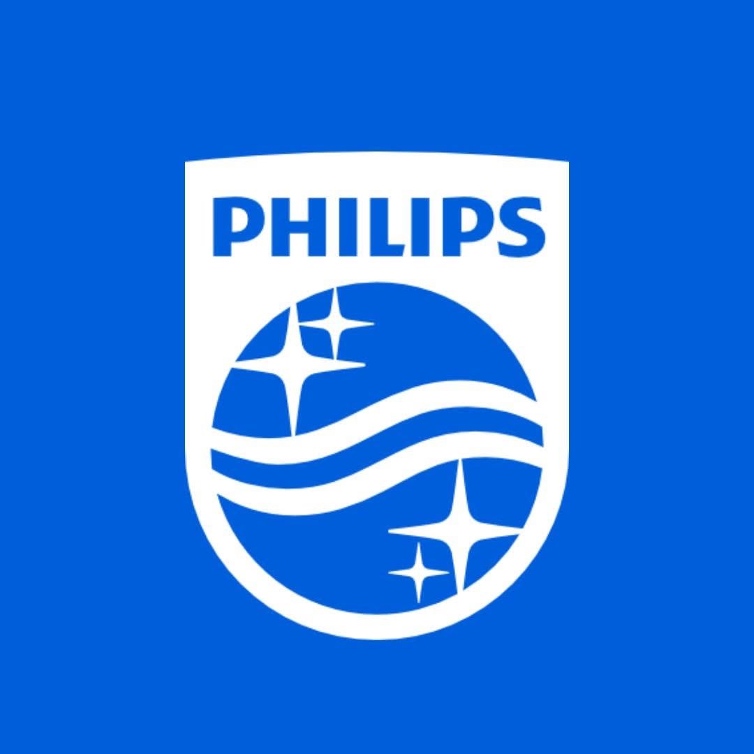 Logotyp för PHILIPS Logotyp för PHILIPS