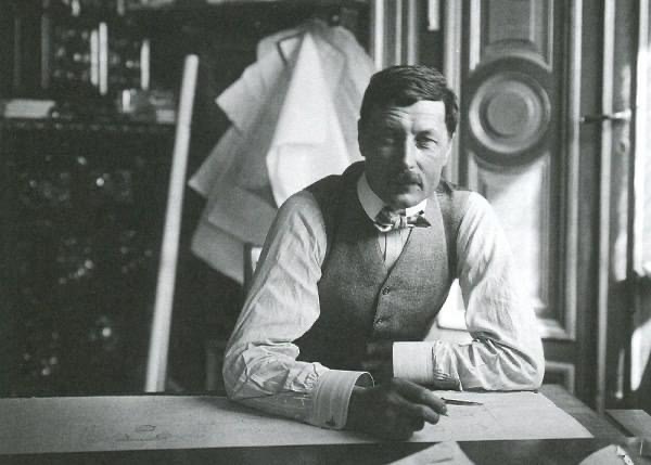 Svartvitt fotografi av Ragnar Östberg Svartvitt fotografi av Ragnar Östberg