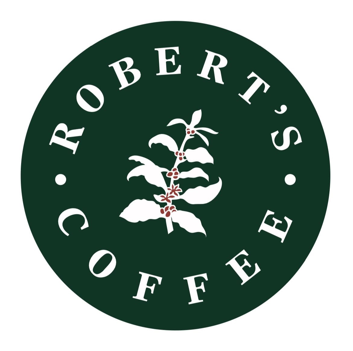 Logotyp för Robert's coffee Logotyp för Robert's coffee