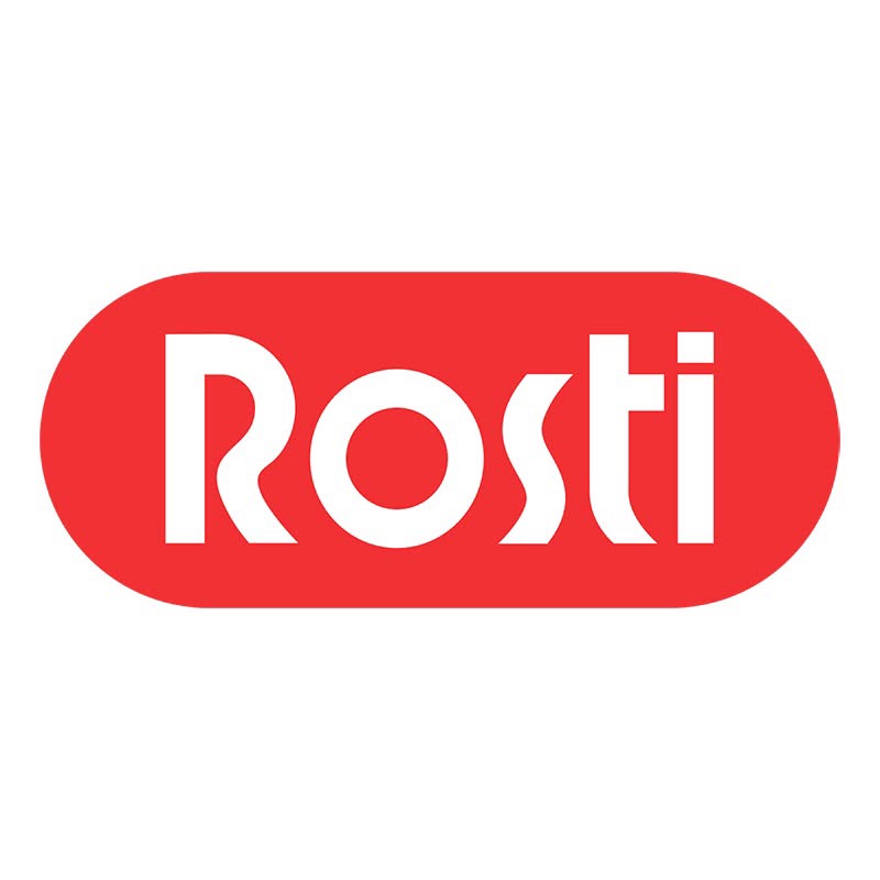 Logotyp för Rosti