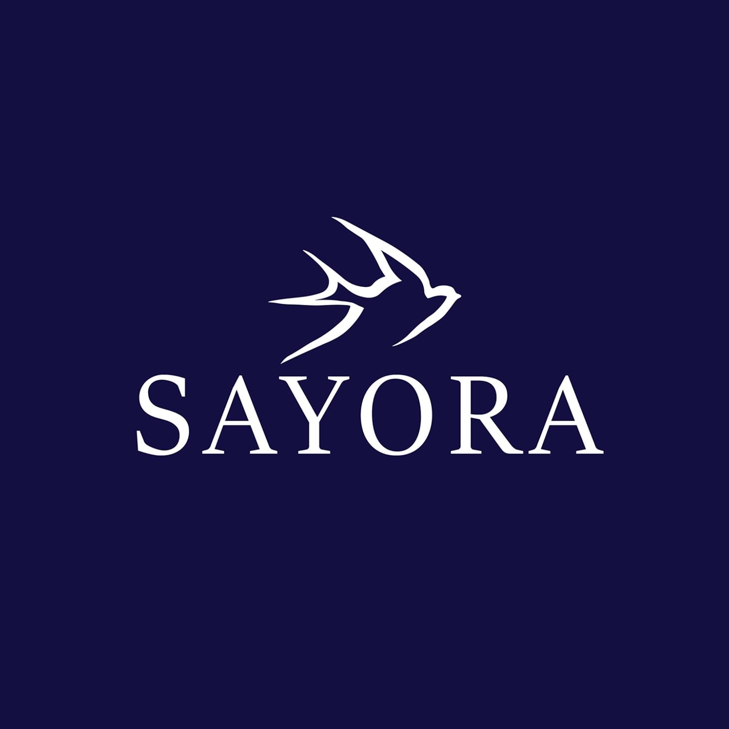 Logotyp för SAYORA Logotyp för SAYORA