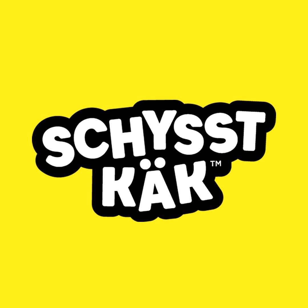 Logotyp för SCHYSST KÄK ™ Logotyp för SCHYSST KÄK ™
