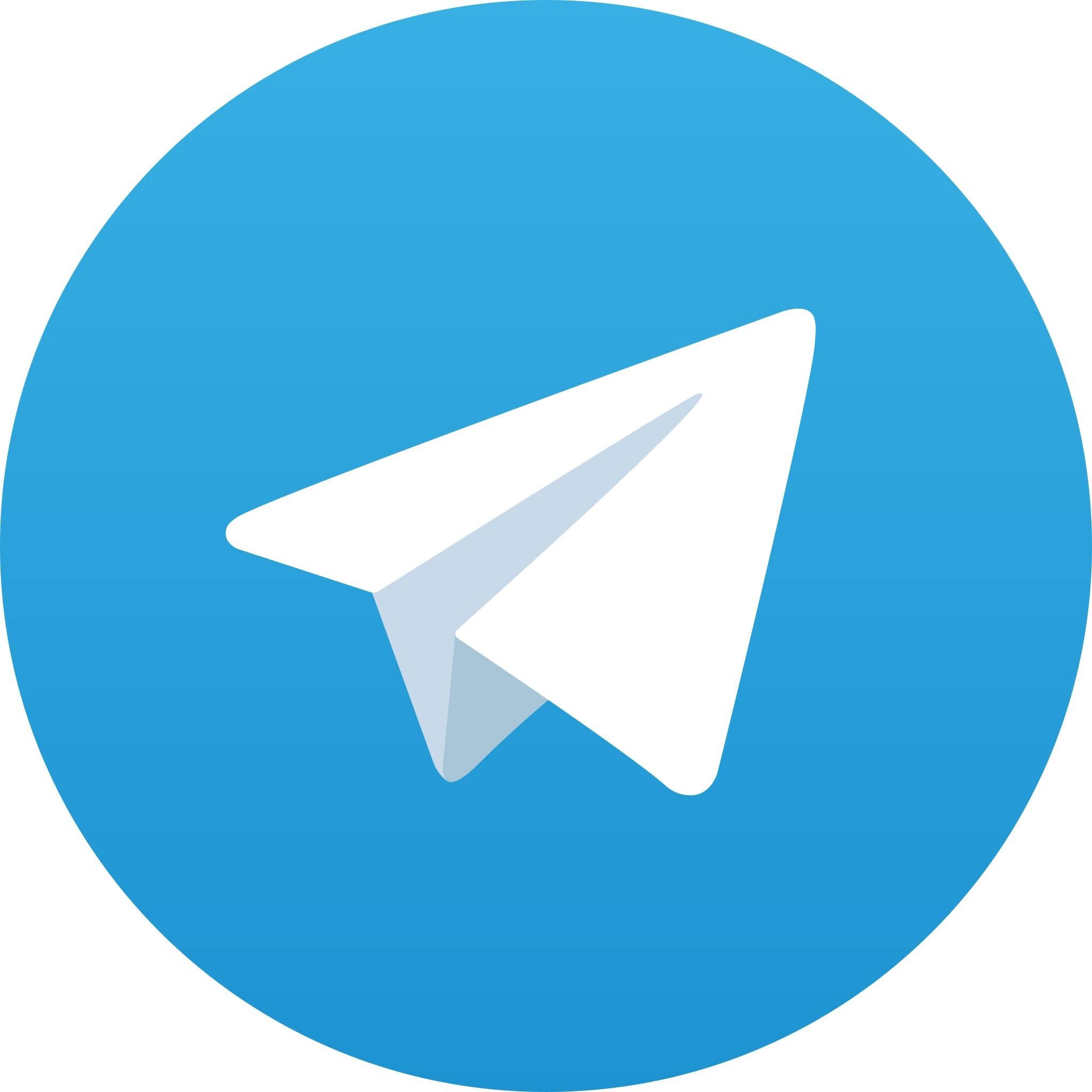 Ikon med logotyp för Telegram Ikon med logotyp för Telegram